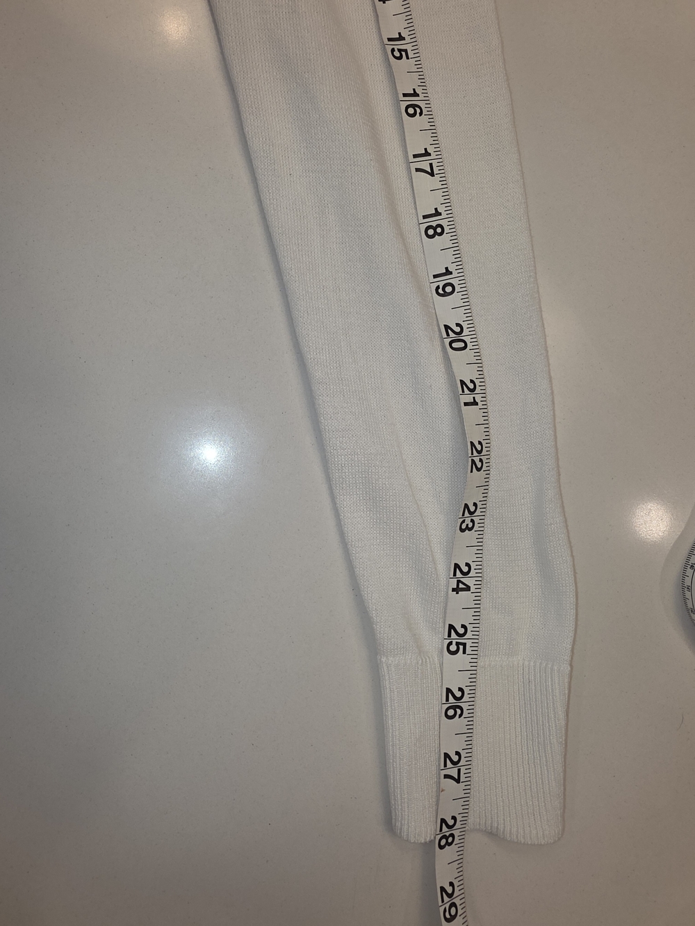Amazon Essentials Cream V-Neck Button Front Cardigan - Picture 10 of 11
